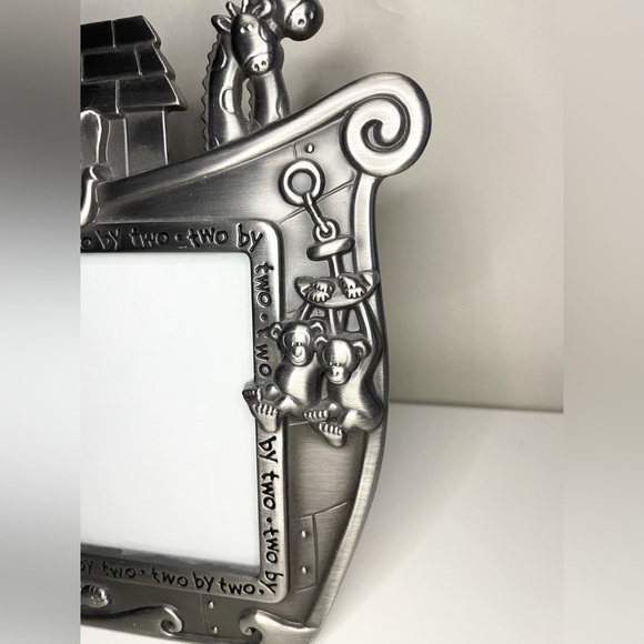 Malden Noah’s Ark Themed Baby Nursery Decor “Two By Two” 3.5x5 Picture Frame - Picture 7 of 11